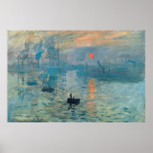 Impression, Sunrise, 1873 Poster (Voorkant)