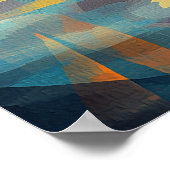 Impression Sunrise - Chef-d'œuvre cubiste inspiré (Coin)