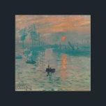 Impression Sunrise Claude Monet<br><div class="desc">Monet Impressionnism Peinture - Le nom de ce tableau est Impression,  Lever de soleil,  un célèbre tableau de Claude Monet impressionniste français peint en 1872 et montré à l'exposition des impressionnistes à Paris en 1874. Sunrise montre le port du Havre.</div>