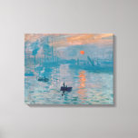Impression Sunrise Claude Monet impressionniste<br><div class="desc">Impression générale,  Sunrise est une célèbre peinture de Claude Monet impressionniste français peinte en 1872 et montrée à l'exposition des impressionnistes à Paris en 1874. Sunrise montre le port du Havre.</div>