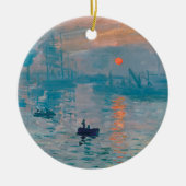Impression Sunrise Claude Monet Keramisch Ornament (Voorkant)