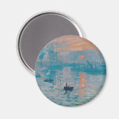 Impression Sunrise Claude Monet Magneet (Voorkant / Achterkant)