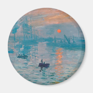 Impression Sunrise Claude Monet Magneet