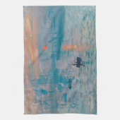 Impression Sunrise Claude Monet Theedoek (Verticaal)