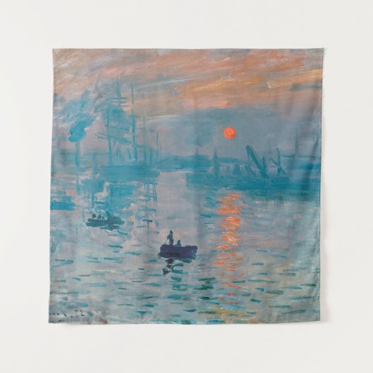 Impression Sunrise Claude Monet Wandkleed (Voorkant)