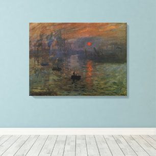 Impression Sunrise door Claude Monet, kunst Canvas Afdruk