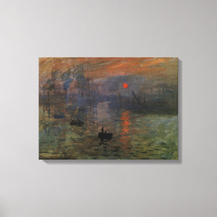 Impression Sunrise door Claude Monet, kunst Canvas Afdruk