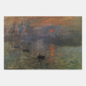 Impression Sunrise door Claude Monet,  kunst Inpakpapier Vel (Voorkant)
