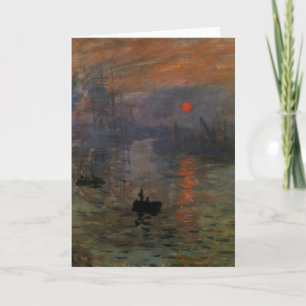 Impression Sunrise door Claude Monet,  kunst Kaart