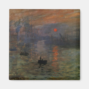 Impression Sunrise door Claude Monet,  kunst Magneet