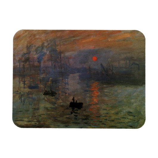 Impression Sunrise door Claude Monet, kunst Magneet (Horizontaal)