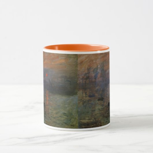 Impression Sunrise door Claude Monet,  kunst Mok (Midden)