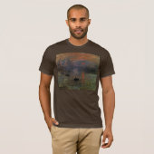 Impression Sunrise door Claude Monet,  kunst T-shirt (Voorkant volledig)