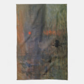 Impression Sunrise door Claude Monet,  kunst Theedoek (Verticaal)