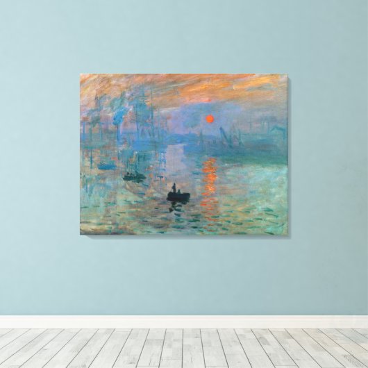 Impression Sunrise par Claude Monet (Insitu (Plancher de Bois))