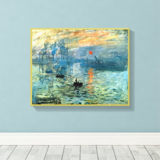 Impression Sunrise par Claude Monet (Insitu (Plancher de Bois))