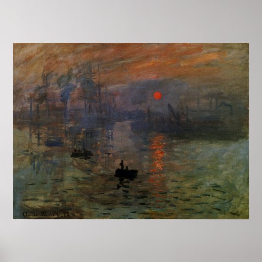 Impression Sunrise par Claude Monet, Art Vintage (Devant)