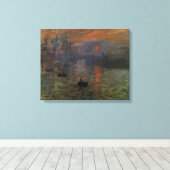 Impression Sunrise par Claude Monet, Art Vintage (Insitu (Plancher de Bois))