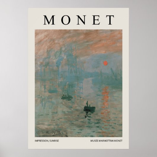 Impression Sunrise Poster (Voorkant)