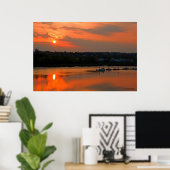 Impression Sunset Over Medway (Bureau à domicile)