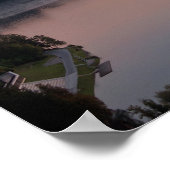 Impression sur affiche du lever de soleil sur le l (Coin)