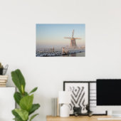 Impression sur affiche d'un moulin à vent dans la (Bureau à domicile)