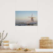 Impression sur affiche d'un moulin à vent dans la (Cuisine)