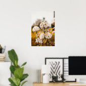 Impression sur affiche Fleurs de Viorne Blanche en (Bureau à domicile)