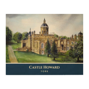 Impression Sur Bois Château Howard York Angleterre aquarelle peinture