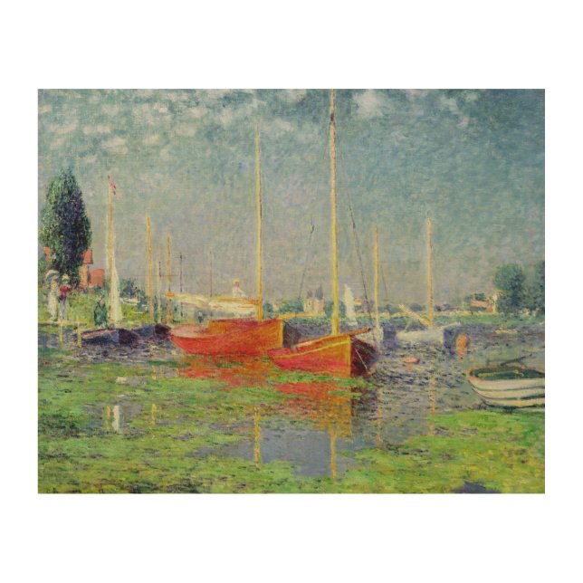 Impression Sur Bois Claude Monet | Argenteuil, c.1872-5 (Devant)
