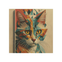 CUISINE CYBERNÉTIQUE CAT CUBISME GÉOMÉTRIQUE ABSTR