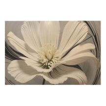 Elégante peinture murale blanche