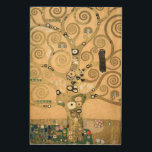 Impression Sur Bois Gustav Klimt - L'Arbre de Vie, La Frieze Stoclet<br><div class="desc">L'arbre de vie,  Frieze Stoclet,  partie centrale du panneau gauche - Gustav Klimt,  Carton,  1909</div>