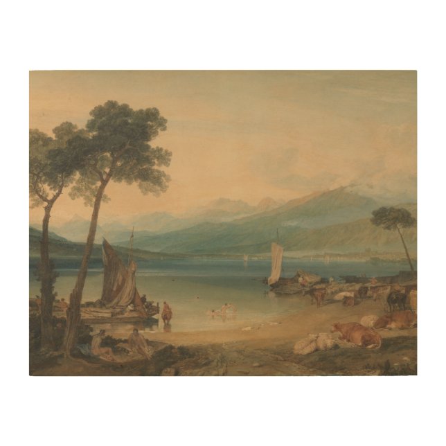 Impression Sur Bois Joseph Mallord William Turner - Lac Léman (Devant)