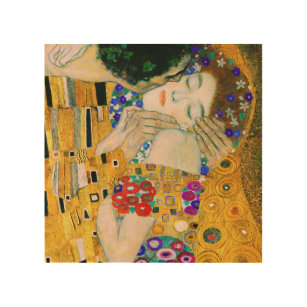 Impression Sur Bois Le baiser de Gustav Klimt