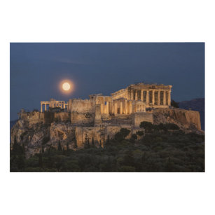 Impression Sur Bois Monuments   the Parthenon Athens, Greece