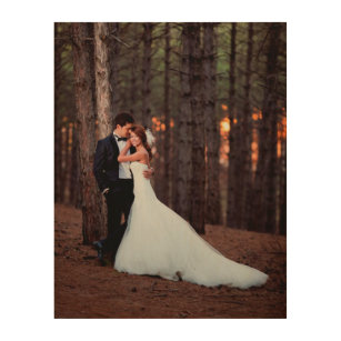 Impression Sur Bois Photo de mariage personnalisée Imprimer sur bois