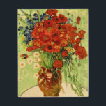 Impression Sur Bois Still Life, Vase with Daisies and Poppies (1890)<br><div class="desc">Still Life,  Vase with Daisies and Poppies (1890),  tableau rare de Vincent van Gogh. Cette image a été numériquement rehaussée pour restaurer les couleurs originales,  vives et audacieuses - un cadeau parfait pour tous les amateurs d'art !</div>