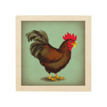 Un coq Brown Vintage