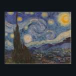 Impression Sur Bois Une nuit étoilée : Saint Remy par Vincent Van Gogh<br><div class="desc">L'année est 1889. Vincent Van Gogh est un patient de l'asile Saint-Paul-de-Mausole à Saint-Rémy-de-Provence, France. Il souffre de maladie mentale, et ses médecins lui ont conseillé de rester à l'intérieur et d'éviter de peindre. Mais Van Gogh ne peut pas résister à l'envie de créer, et il passe ses jours à...</div>