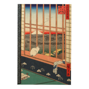 Impression Sur Bois Utagawa Hiroshige - Champs de riz Asakusa