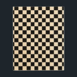 Impression Sur Bois Vérifier noir blanc À damiers Motif tableau de bor<br><div class="desc">à damiers Motif - damier noir et blanc.</div>