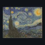 Impression Sur Bois Vincent van Gogh | La Nuit étoilée, juin 1889<br><div class="desc">VAN GOGH->Post-impressionniste, étoiles, étoile, nocturne, paysage, cloche de l'église, lune, clair de lune, arbre, ciel, cosmique, St, Remy, Provence, Français, Saint-Remy, Post-impressionnisme, iconique\\La nuit étoilée, juin 1889 (huile sur toile), Gogh, Vincent van (188) 53-90) / Museum of Modern Art, New York, USA / The Bridgeman Art Library | Numéro de...</div>