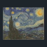 Impression Sur Bois Vincent van Gogh | La Nuit étoilée, juin 1889<br><div class="desc">VAN GOGH->Post-impressionniste, étoiles, étoile, nocturne, paysage, cloche de l'église, lune, clair de lune, arbre, ciel, cosmique, St, Remy, Provence, Français, Saint-Remy, Post-impressionnisme, iconique\\La nuit étoilée, juin 1889 (huile sur toile), Gogh, Vincent van (188) 53-90) / Museum of Modern Art, New York, USA / The Bridgeman Art Library | Numéro de...</div>