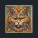 Impression Sur Bois Vintage Pop Art, Louis Wain Beau Chat<br><div class="desc">Vintage Pop Art,  Louis Wain Beau Chat</div>