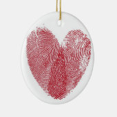 "Impression sur mon coeur" Ornement (Droite)