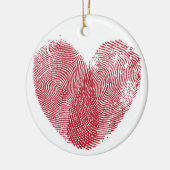 "Impression sur mon coeur" Ornement (Gauche)
