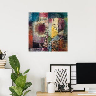 Impression sur poster carré d'art abstrait de Paul