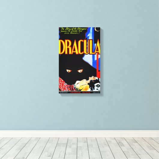 Impression sur toile '1931' DRACULA Classique (Insitu (Plancher de Bois))