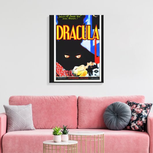 Impression sur toile '1931' DRACULA Classique (Insitu(Salon))